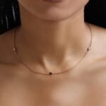 Black Obsidian Labradorite Necklace - Crush - Image 4