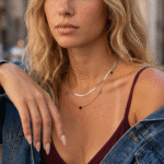 Black Obsidian Labradorite Necklace - Crush - Image 9