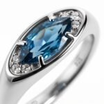 Blue Topaz Evil Eye & Infinite & Waves Rings - Image 8