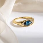 Blue Topaz Evil Eye & Infinite & Waves Rings - Image 11