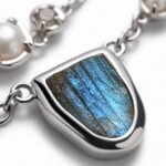 Labradorite Pearl Necklace - Heirloom - Image 10