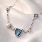 Labradorite Pearl Necklace - Heirloom - Image 8