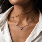 Labradorite Pearl Necklace - Heirloom - Image 2