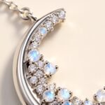 Moonstone White Zircon Necklace - Lush Luna - Image 11