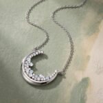 Moonstone White Zircon Necklace - Lush Luna - Image 14