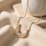Moonstone White Zircon Necklace - Lush Luna - Image 16
