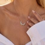 Moonstone White Zircon Necklace - Lush Luna - Image 6