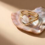 Mother of Pearl Ruby Ring - Serpent - Image 15
