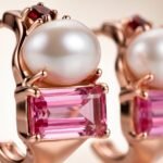Queen Rhodolite Garnet Pearl Hoops - Treasure - Image 15