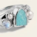 Amazonite Heirloom & Magma Rings - Image 8