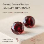 Fine Garnet Lab Diamond Necklace Sway - January Birthstone - Image 7