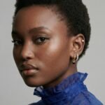 Black Obsidian Earrings - Love Hoops - Image 23