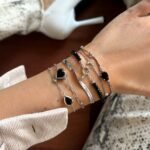 Black Obsidian Flow & Vibrations Bracelet - Image 12