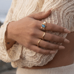 Labradorite Heirloom & Magma & Waves Rings - Image 4