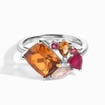 Citrine Ring - Tonal Cluster