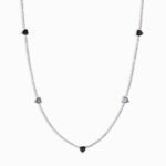 Black Obsidian Labradorite Necklace - Crush