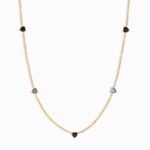 Black Obsidian Labradorite Necklace - Crush - Image 5