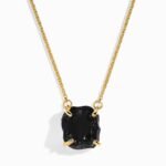 Raw Crystal Necklace - Black Obsidian 'Strength' - Image 5