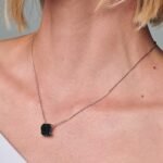 Raw Crystal Necklace - Black Obsidian 'Strength' - Image 2