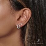 Moonstone Earrings - Bonny Hoops - Image 11