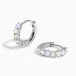 Moonstone Multigem Earrings - Bonny Hoops