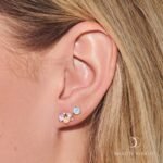Moonstone & Opal Hoop Earring Set - Positive Aura - Image 4