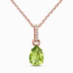 Peridot Necklace Sway - August Birthstone - Image 3