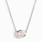 Rose Quartz Necklace - Skin-Touch
