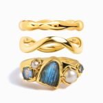 Labradorite Heirloom & Magma & Waves Rings - Image 3