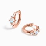 Moonstone Earrings - Loveliness Hoops - Image 3
