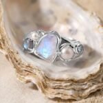 Moonstone Heirloom & Magma & Waves Rings - Image 14