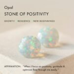 Moonstone & Opal Hoop Earring Set - High Vibes - Image 8