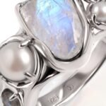Moonstone Heirloom & Magma & Waves Rings - Image 8