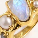 Moonstone Heirloom & Magma & Waves Rings - Image 9