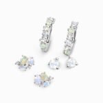 Moonstone & Opal Hoop Earring Set - High Vibe Trio