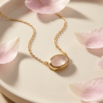 Rose Quartz Necklace - Skin-Touch - Image 21